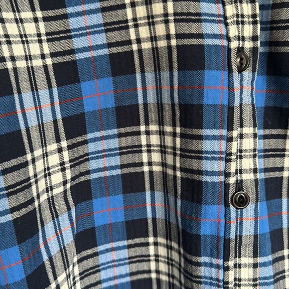 j. crew factory plaid button down - Picture 2 of 4